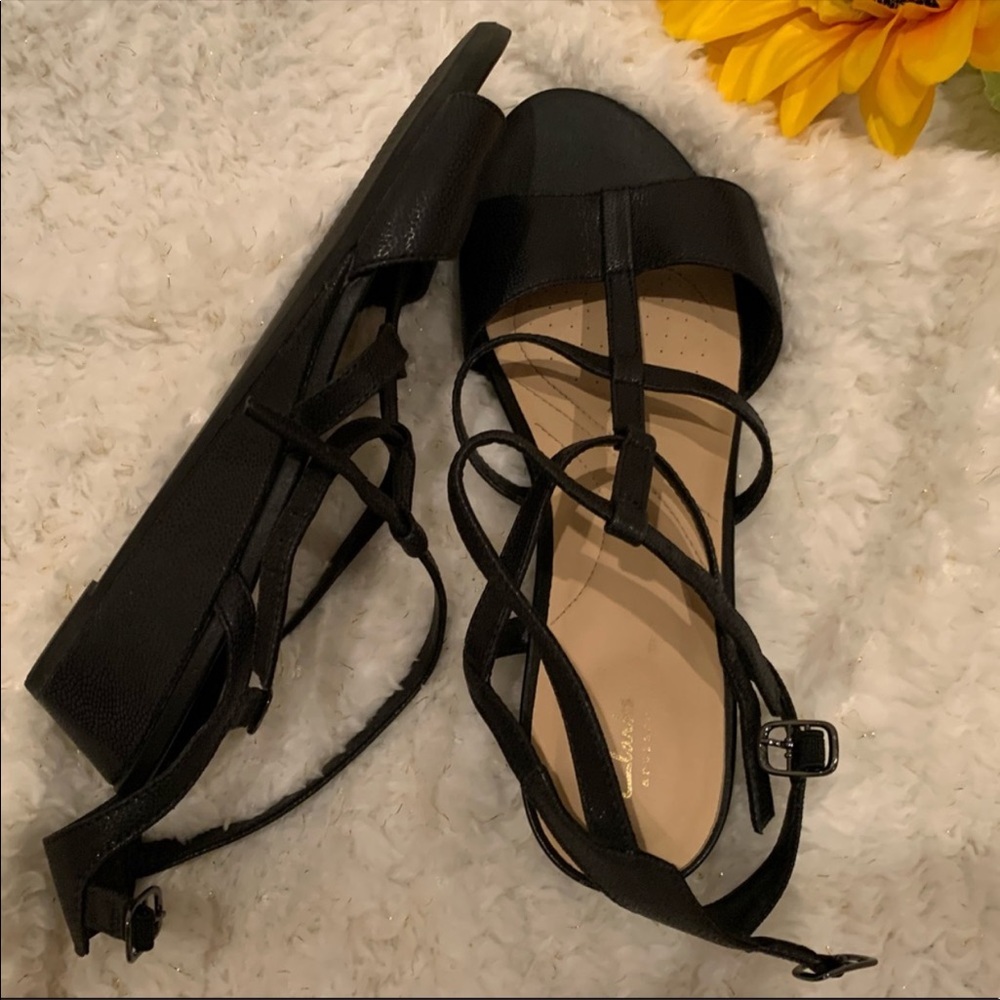 CLARKS Sandals, Blk, Size 9.5  *NEW*
